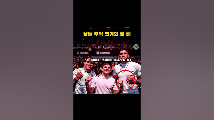 진짜 말도 안 되는 페레이라의 주먹 크기. #pereira #alexpereira #페레이라 #ufc #잡생각 #잡생각쇼츠