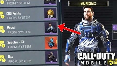 CODM REDEEM CODE | GET PERMANENT MESSI SKIN IN COD Mobile!