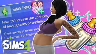 How to have Twins or Triplets 👶👶🍼🍼 | The Sims 4