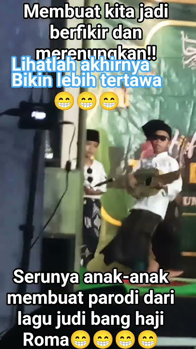 parodi lagu judi!!! dari bang haji roma #cover #live