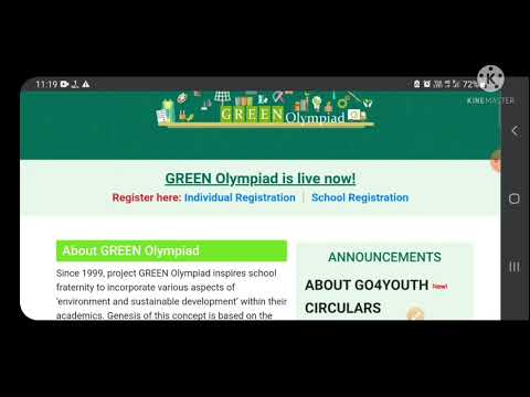 How to register in green Olympiad 2021|  registration |How to participate in terre olympiad