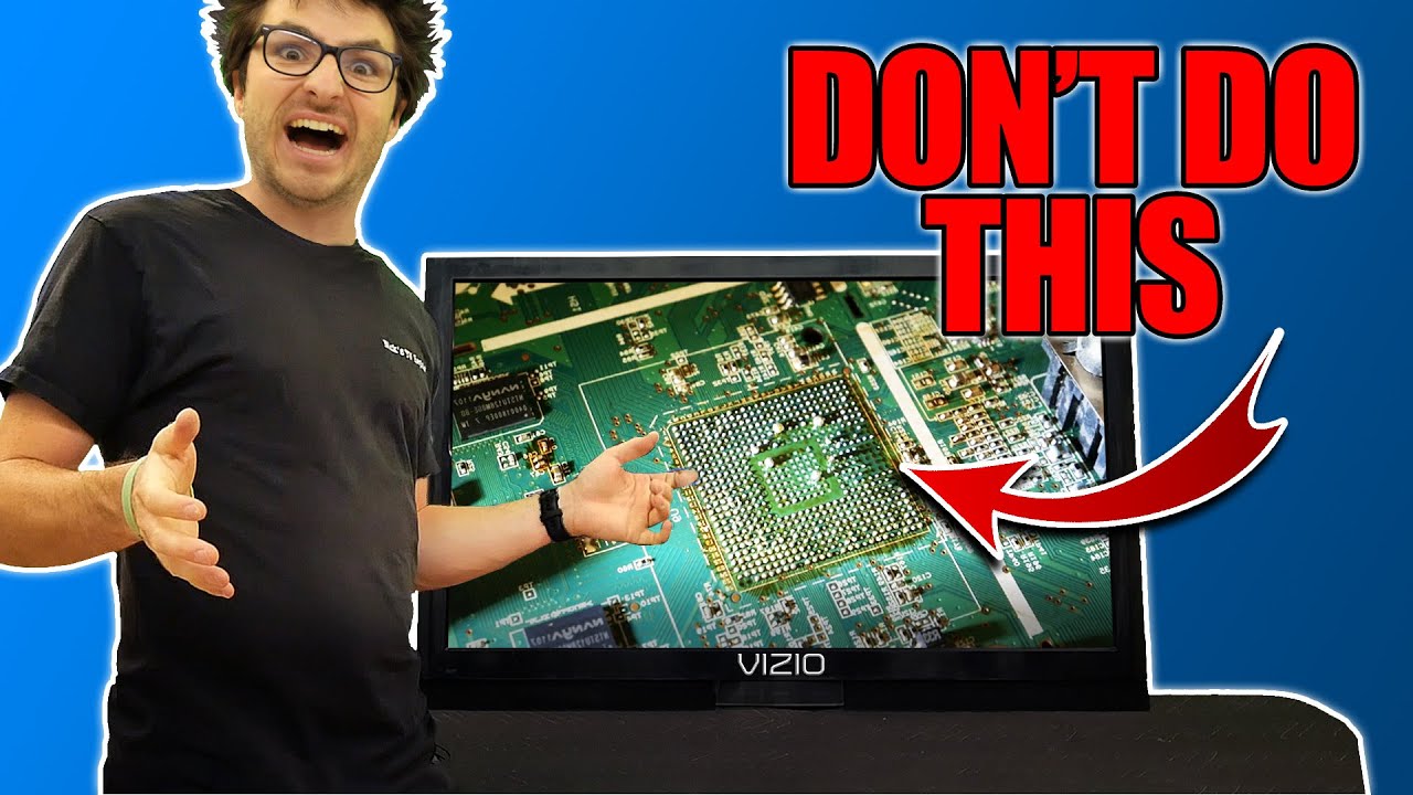 Vizio TV XVT373SV Mainboard Repair YouTube