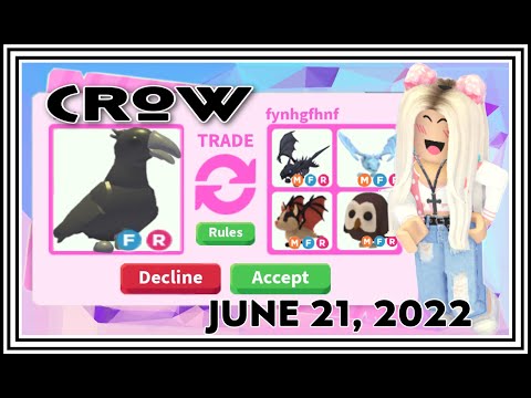 Adopt Me trade pick 1 crow Project by Zinc Zydeco