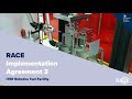 Small bore cutting and welding at the ITER Robotics Test Facility at RACE