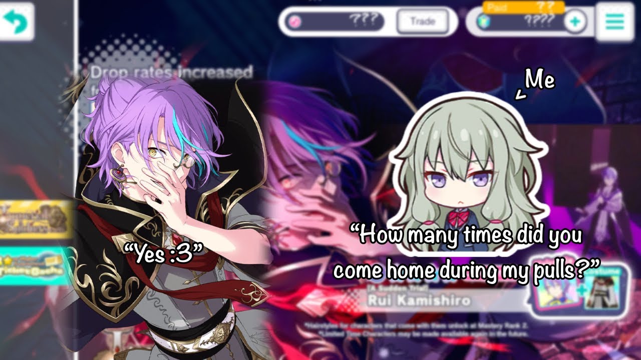 [プロセカ] Totally normal Rui fan pulls on Imperial Soldiers Gacha (Tragic ...