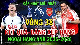 Kt Qu Vng 38 Ngoi Hng Anh 20252026 Bng Xp Hng Mi Nht Arsenal Nng Cp Tot Thot Him