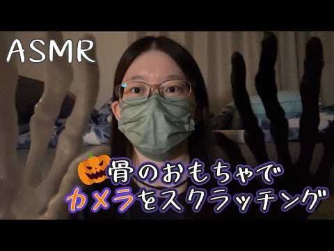 【ASMR】骨のおもちゃでカメラを直接スクラッチング