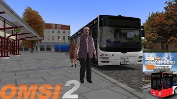 OMSI2-AddOn Bremen-Nord | first look and Run