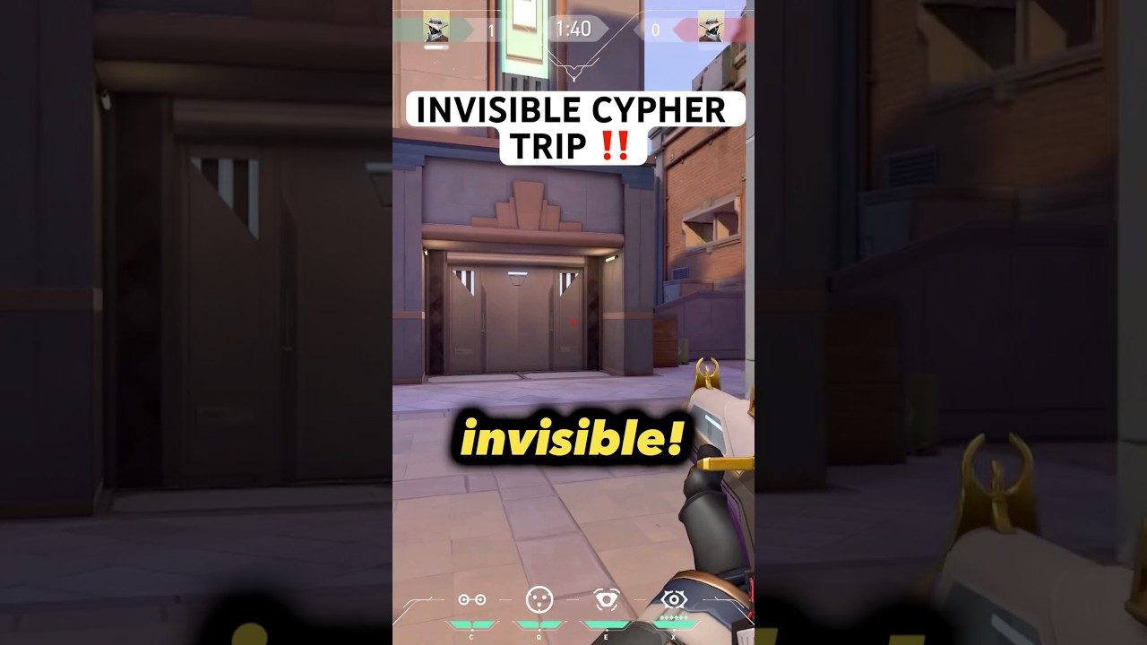 INVISIBLE Cypher Trip in VALORANT! *MUST LEARN* 