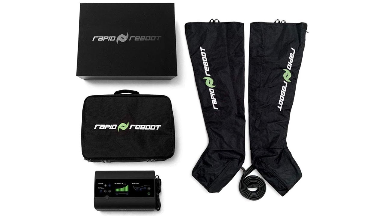 Foot massage machine | Rapid Reboot Recovery System | Compression Boots, Pump, and Case. Sequential