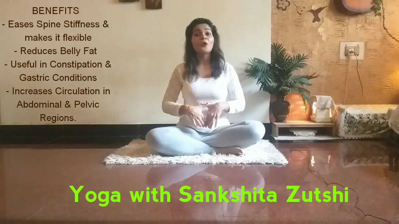 Yoga Mudra | Reduce Belly Fat | Spine Health | Sankshita Zutshi - YouTube