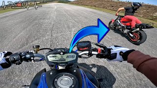 Ele atingiu 160km/h na CBR 600... de costas!!! | Treino STUNT [PT]