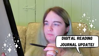 March Digital Reading Journal Update With Free Template