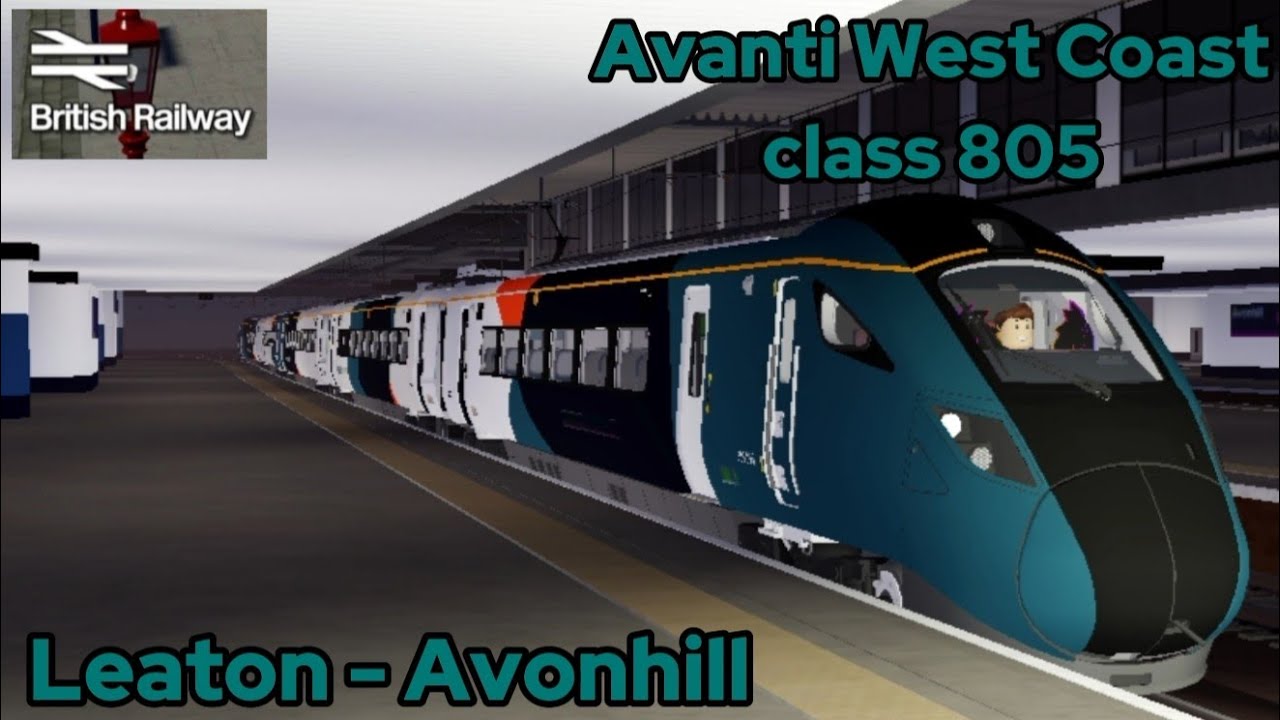 TG ROBLOX. Avanti West Coast class 805 Leaton - Avonhill. British Railway ROBLOX.
