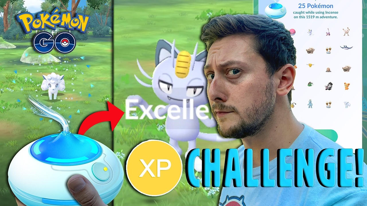 *Daily Incense* ONLY XP Challenge in Pokemon GO! Can We Beat 