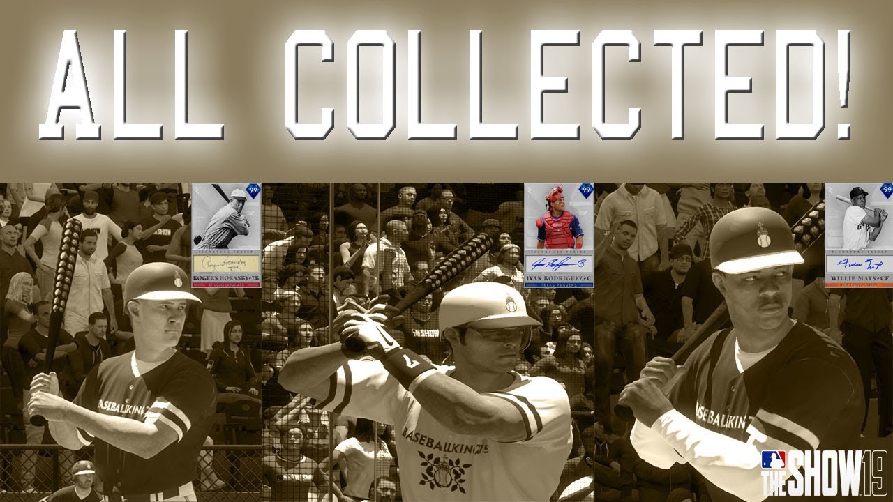 ALL Collections Completed! 3 Signature Series! MLB The Show 19 Diamond Dynasty