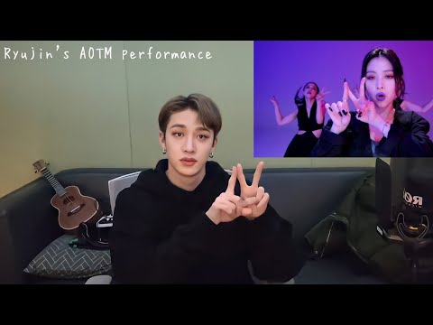 Bangchan reacts to Ryujin's AOTM performance