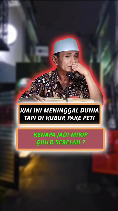 Buya Syakur meningal, tapi di kubur pake peti ? #shorts