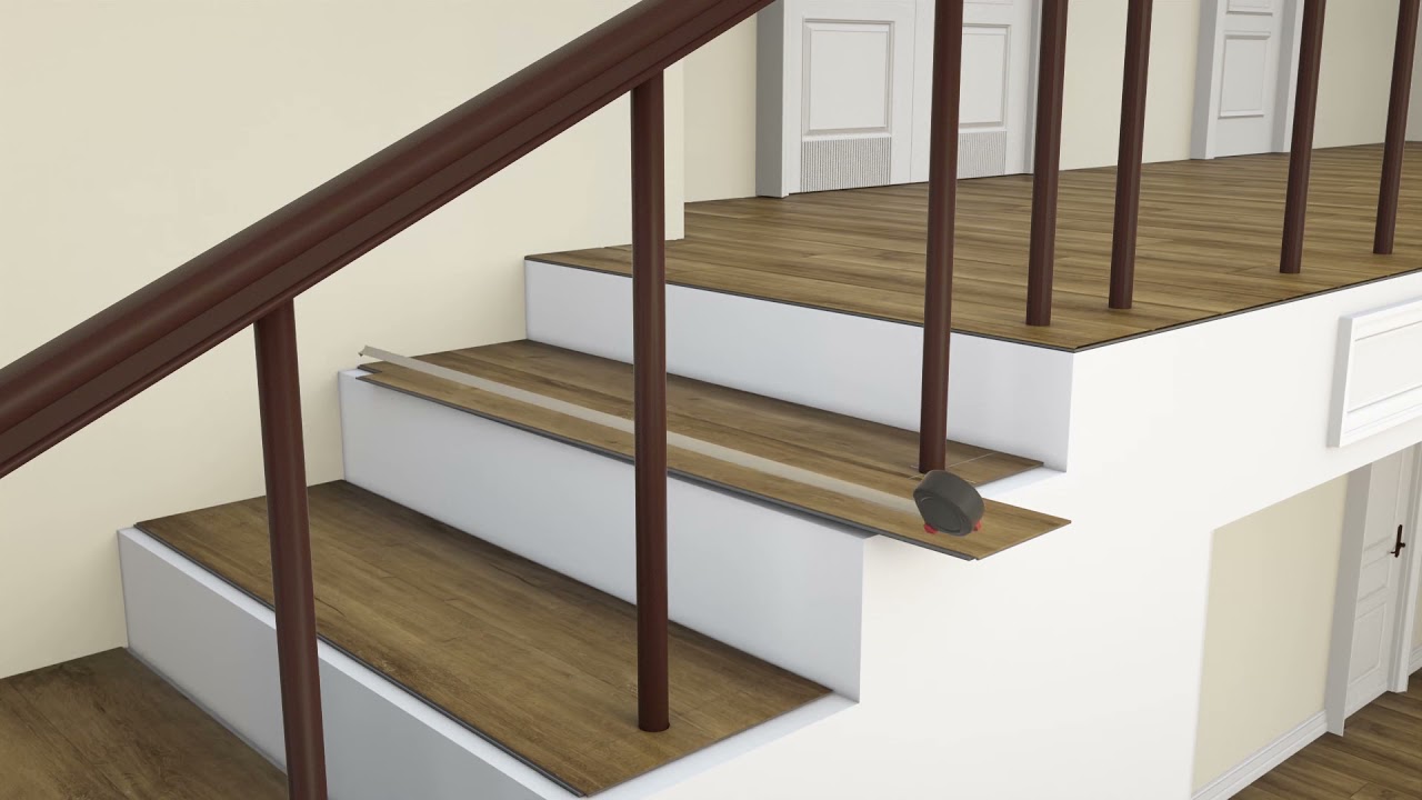 how-to-install-firmfit-planks-on-stairs-with-rails-youtube