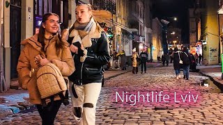 LVIV! IT WAS A BEAUTIFUL EVENING! A walk through the old city center🌙 Nightlife
