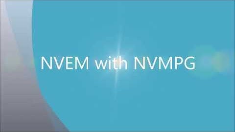nvmpg with nvem