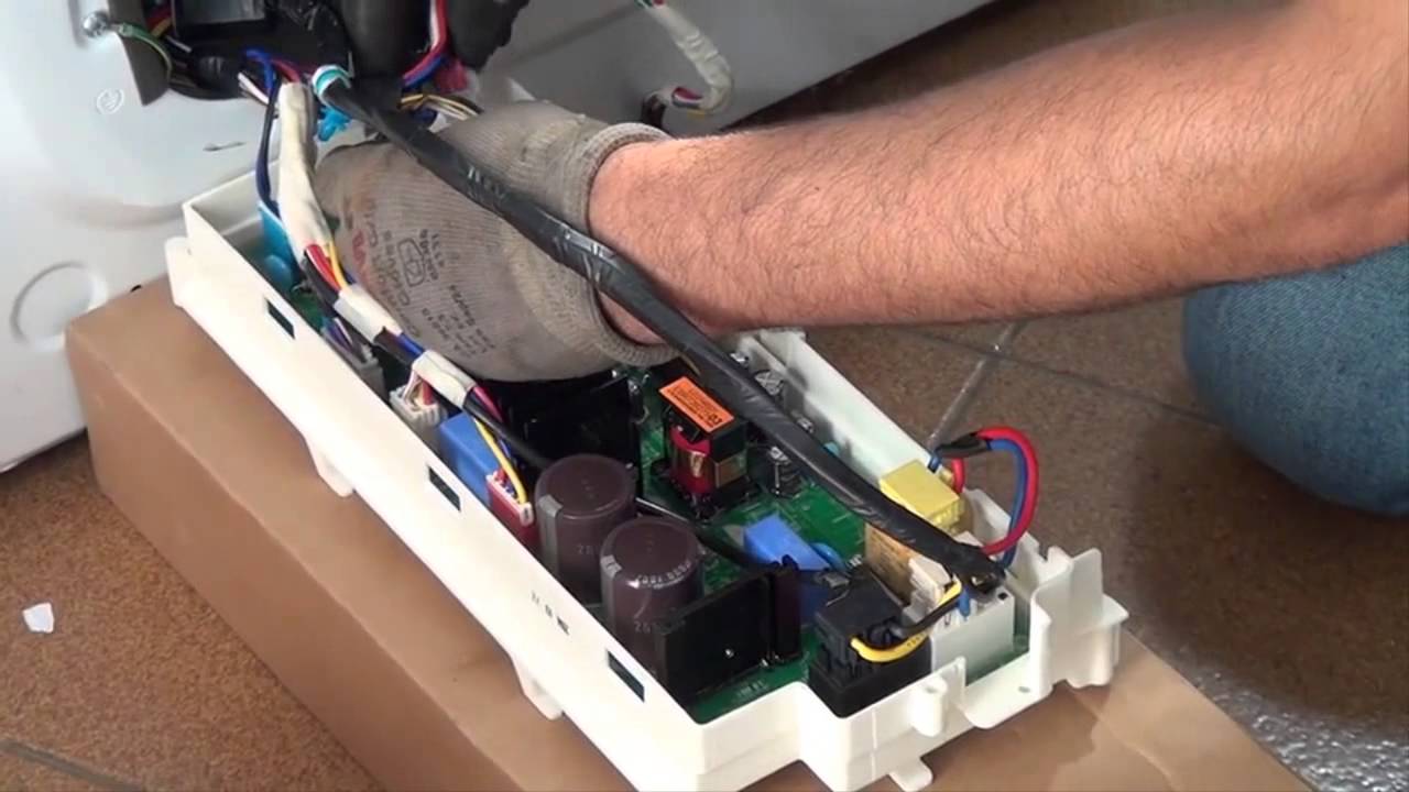 Troca Placa Eletrônica Lava e Seca LG WD1412RT