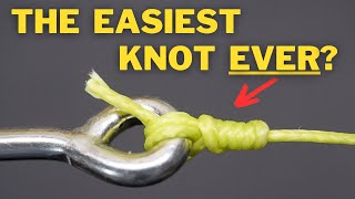 How to tie the Trilene Knot! (the EASIEST fishing knot) by Just The Lip Fishing 107,502 views 1 year ago 1 minute, 50 seconds