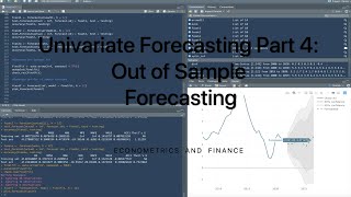 Univariate forecasting in r part 4: out ...