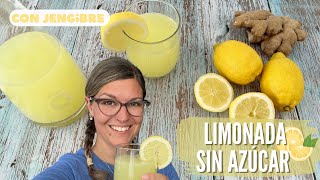 LIMONADA de JENGIBRE SIN AZÚCAR