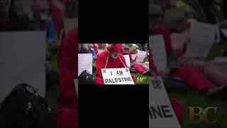 Palestine Action protesters arrested outside UK Labour Party conference