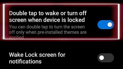 How to Fix double tap to wake screen Poco x5 pro | Lock screen setting