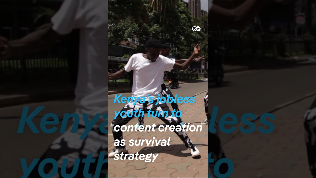 Kenya's jobless youth turn to content creation as survival strategy