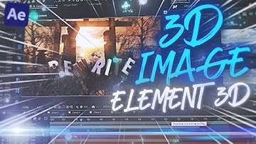 Tutorial How to Add 3D Image in Element 3D After Effects | After Effects Tutorial