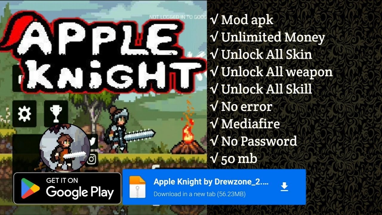 Apple Knight: Action Platfor (Menu, Unlimited Money, God Mode) Download MOD  APK 