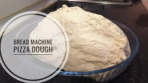The Pizza Dough in Bread Machine that everyone talks about