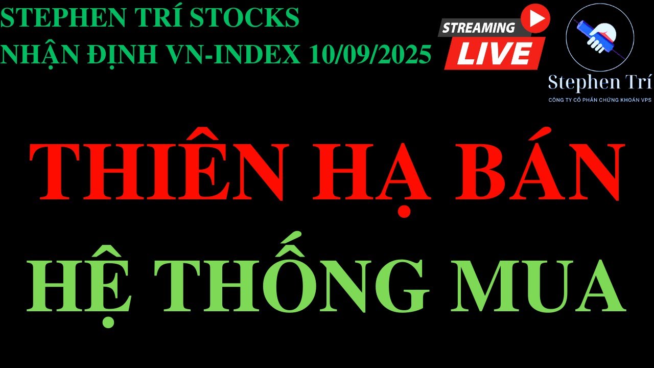 🔴VN-INDEX 10/09/2025: Nhà đầu tư cá nhân đã bán tháo hết - Thị trường cân bằng