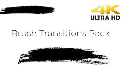 Brush Transitions Pack 4K Stock Motion Graphics