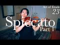 Spiccato on the Violin part 1 | Art of Etude Ep. 23 | Rode Caprice No. 17 | Kerson Leong