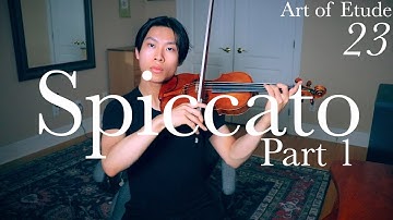 Spiccato on the Violin part 1 | Art of Etude Ep. 23 | Rode Caprice No. 17 | Kerson Leong