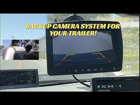  Nuoenx Solar Wireless Backup Camera for RV, 3Mins No