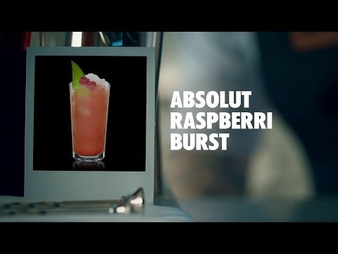 ABSOLUT RASPBERRI BURST DRINK RECIPE - HOW TO MIX