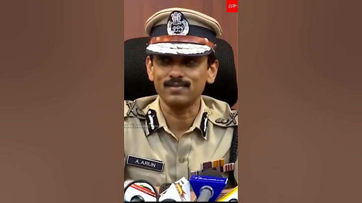 Chennai Police Commissioner ADGP Arun | #policecommissoner #adgparun #shorts #armstrongbsp #news
