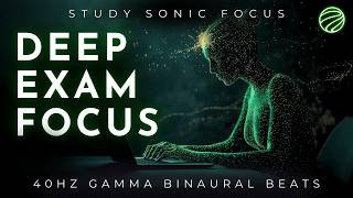 Exam Study Focus Music | 40Hz Gamma Brainwaves for Exams & Learning Net Worth