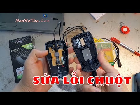 SỬA CHUỘT MÁY TÍNH - FUHLEN L102 - Quá Dễ Cho Bạn Nào Muốn Tự Sửa Tại Nhà