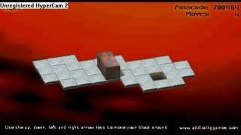 Bloxorz: Stage 1 Walkthrough