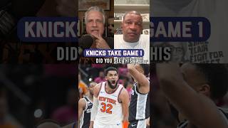 Bill and Doc Rivers react to the Knicks' Game 1 win in the NBA Finals over the Spurs