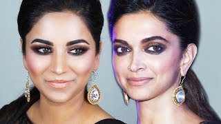 DEEPIKA PADUKONE GQ FASHION NIGHTS 2017 INSPIRED MAKEUP/HAIR/JEWELRY | SMITHADBEAUTY