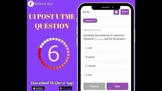 Practice University of Ibadan Post UTME Question - English screenshot 3