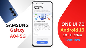 How To Update Samsung Galaxy A04 5G to One UI 7.0 🔥 10+ Hidden Features 2025 🚀
