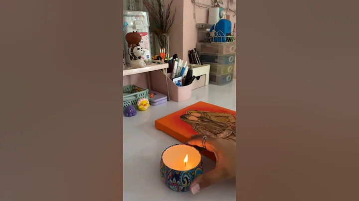 Gloss varnish on acrylic painting✨ #shortsvideo #shorts #youtubeshorts #trending